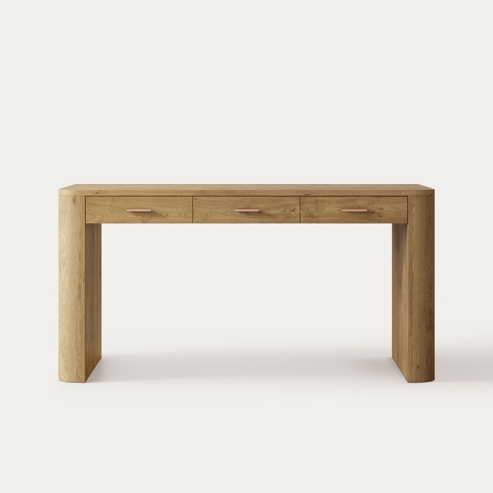 solid wood desk
