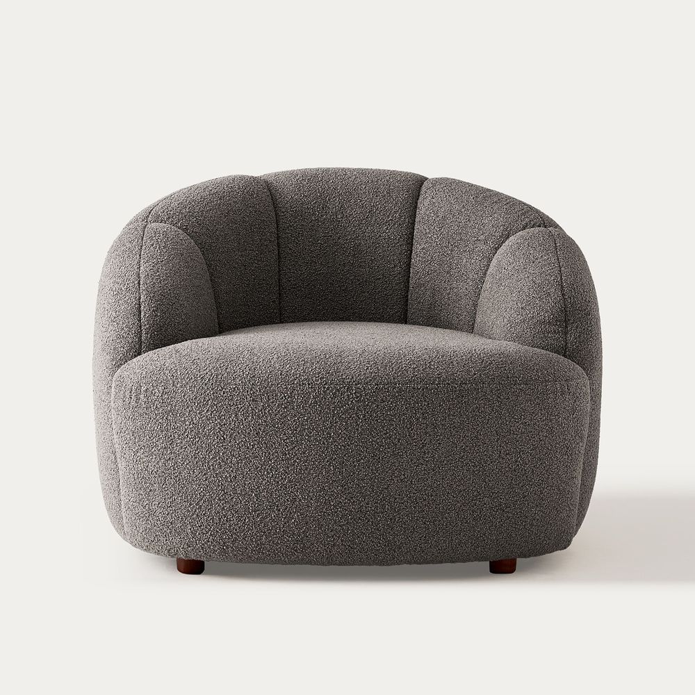 grey accent chair