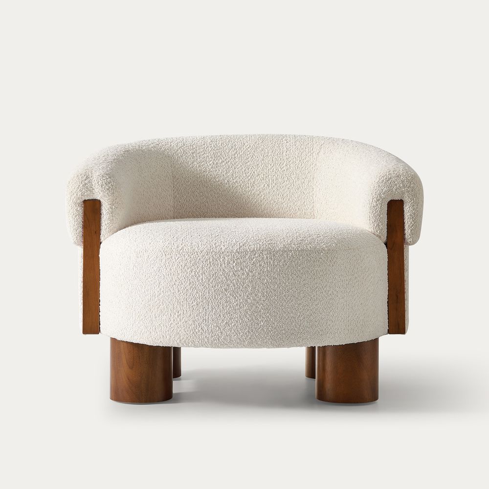 Boucl accent chair