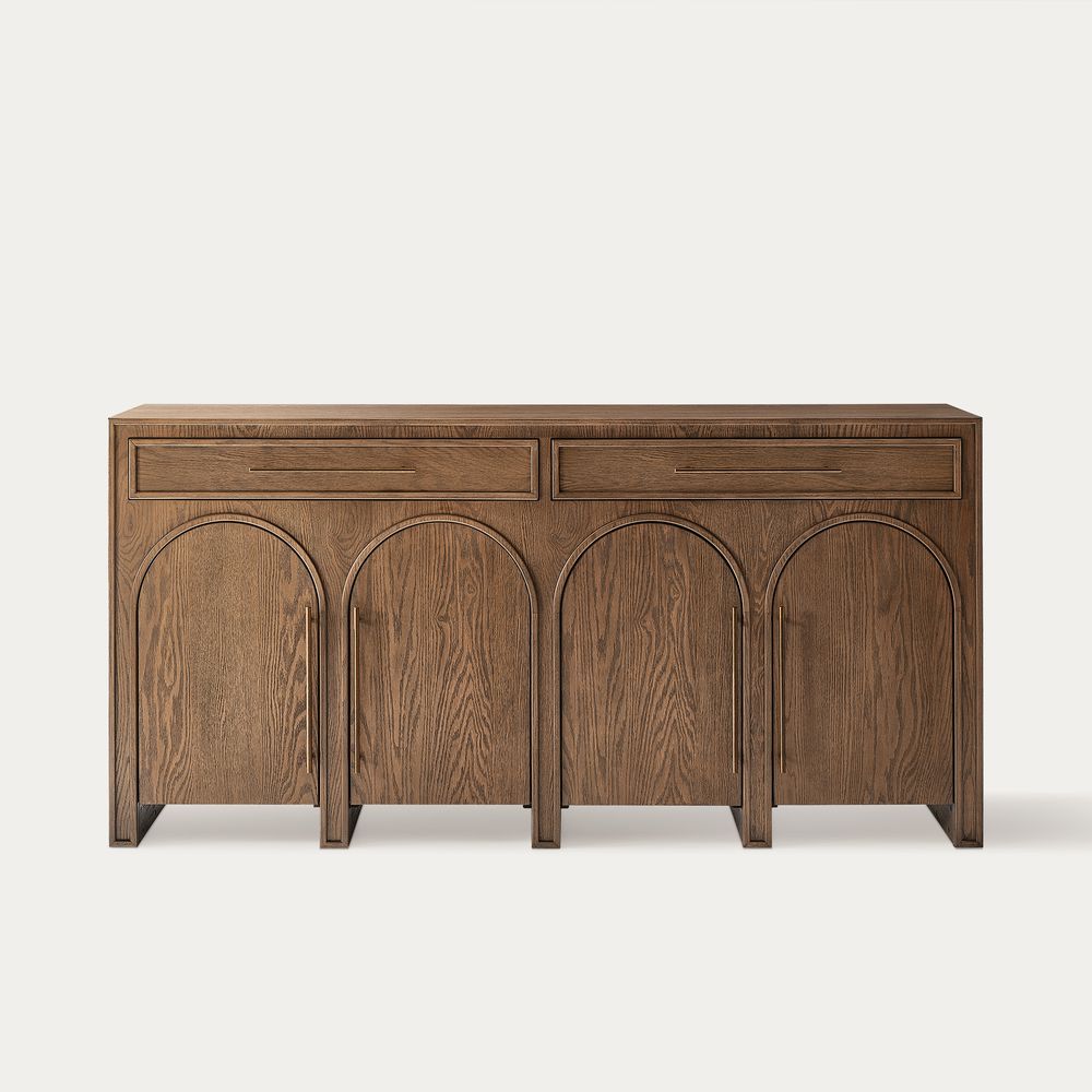 arched sideboard with drawers