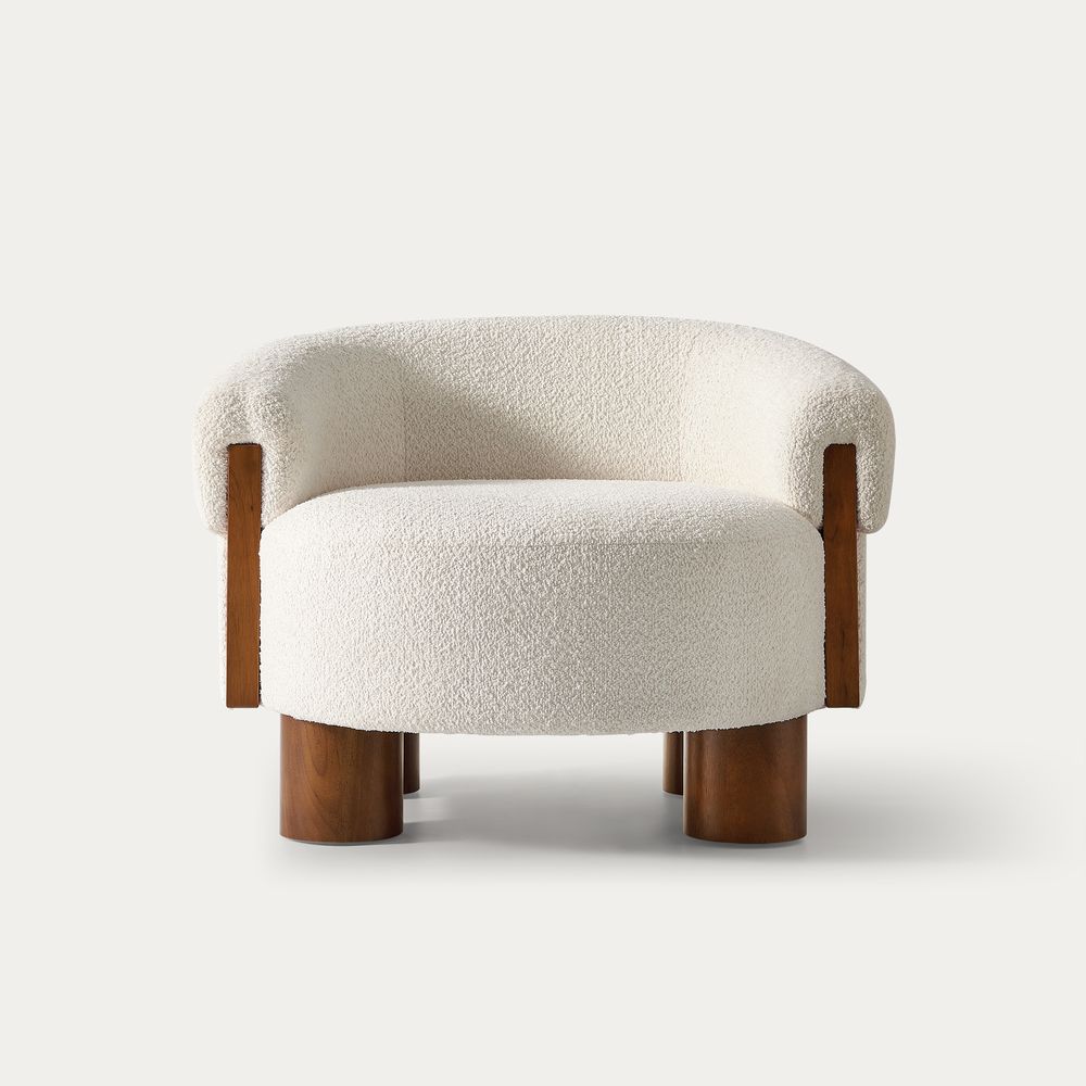 Boucl accent chair