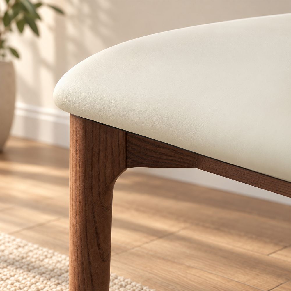 Modern Dining Chair with Solid Ash Wood Leg - image 7 of 10