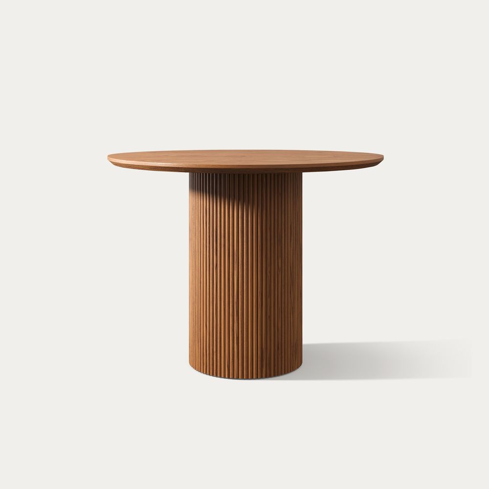 39 inch Natural Round Small Dining Table