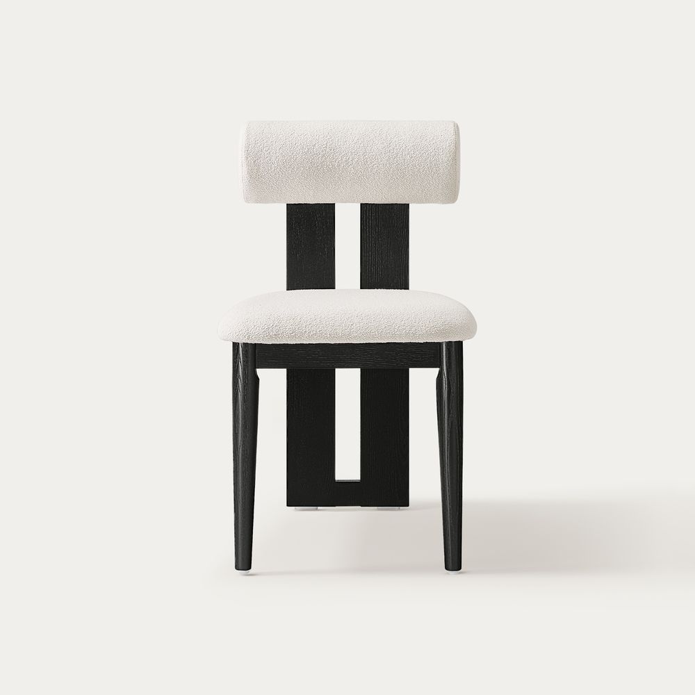 Ash Wood Dining Chair Set of 2