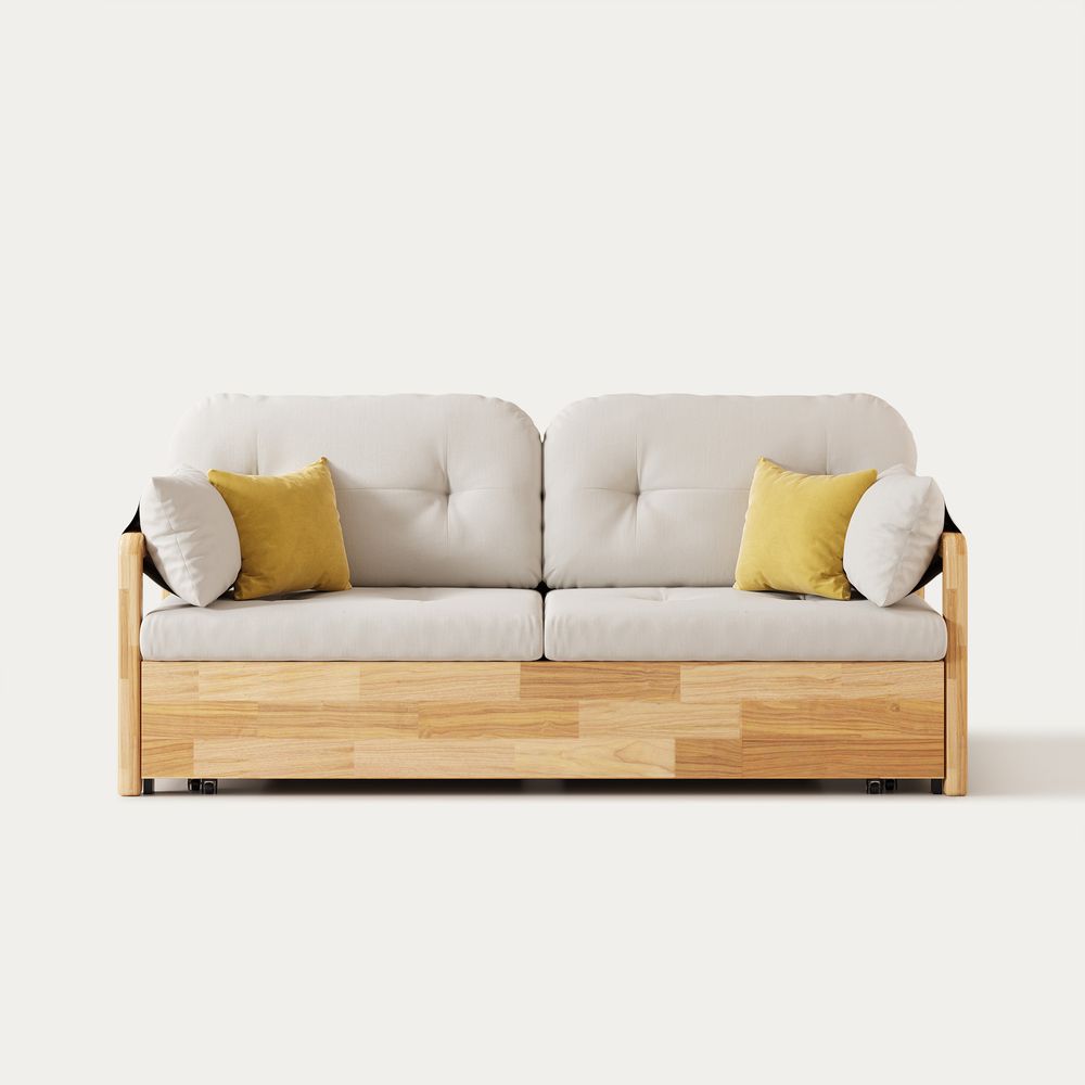 73 inch solid wood sofa bed
