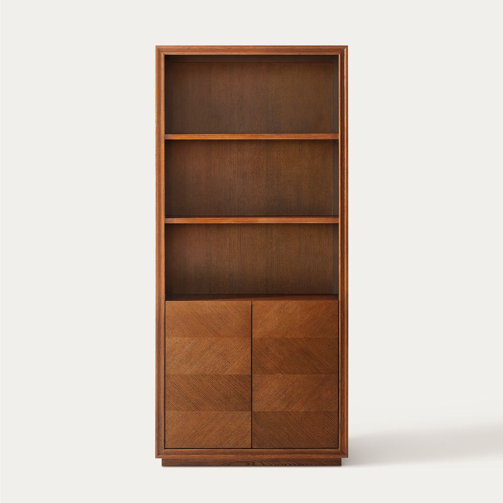 oak bookcase
