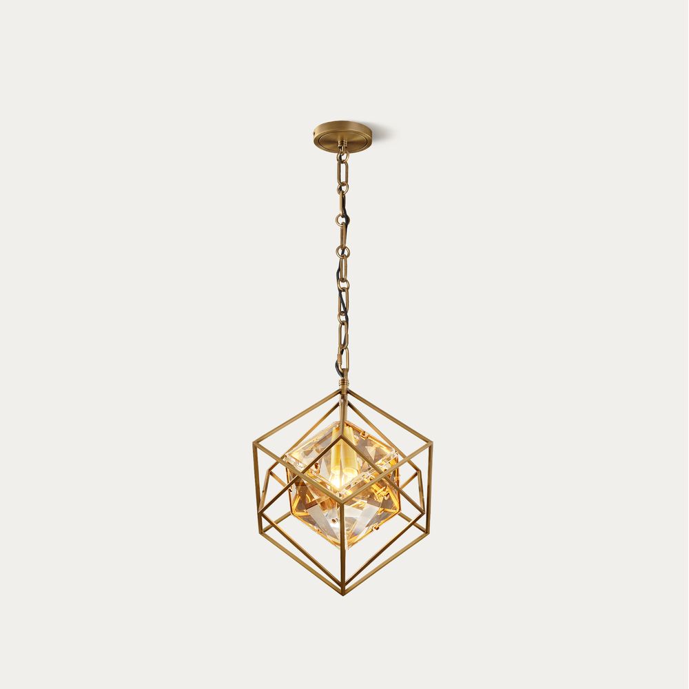 crystal pendant light