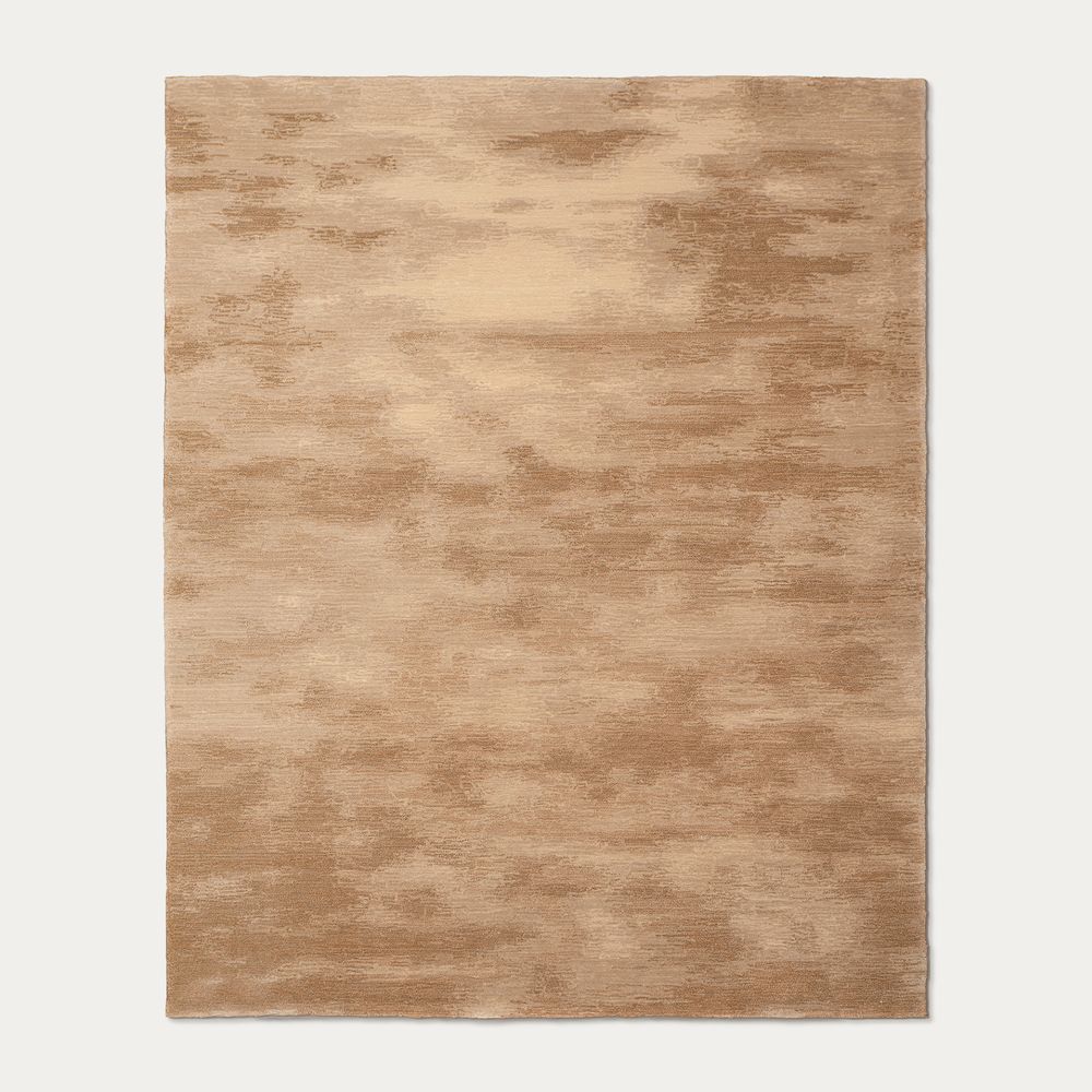 dark brown handknotted area rug