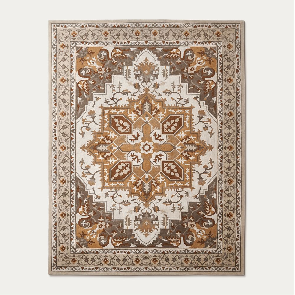 handknotted wool Persian rug