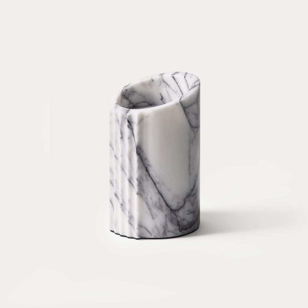 Carrara Marble Candleholders