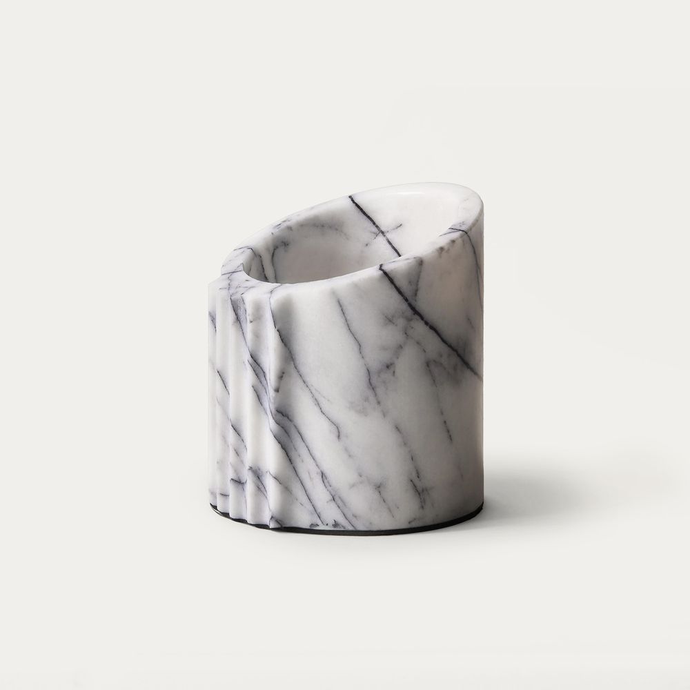 Carrara Marble Candleholders