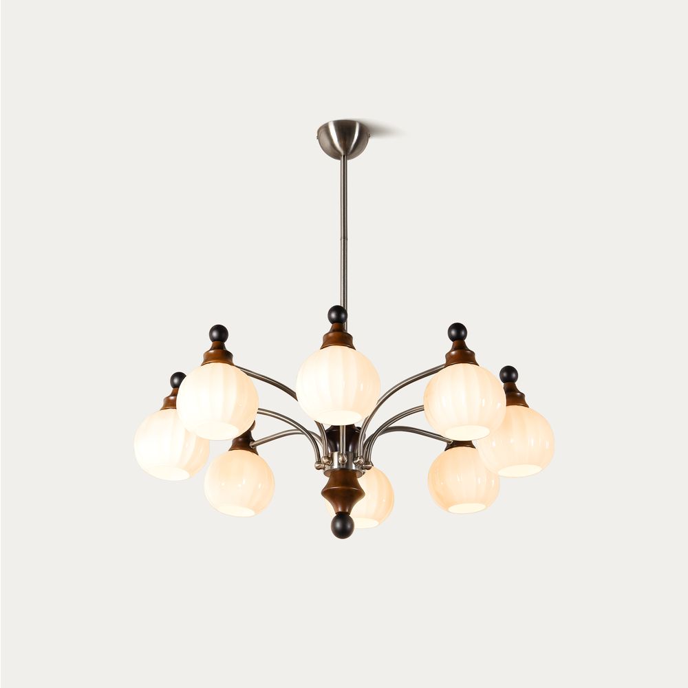 8 light 33 inch chandelier