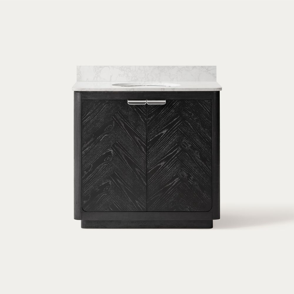 chevron 36 inch bathroom vanity