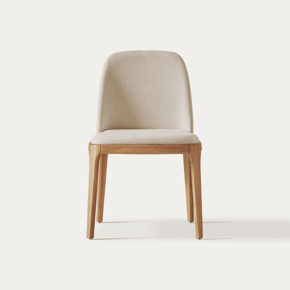 Mid Century Modern Wooden Dining Chairs Set