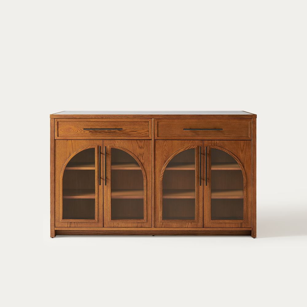 Brown Kitchen Island