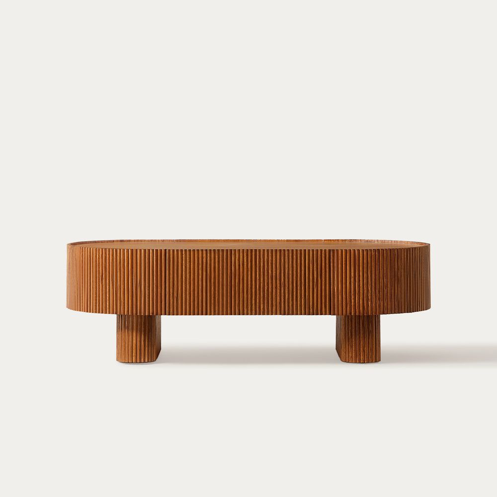 oval coffee table