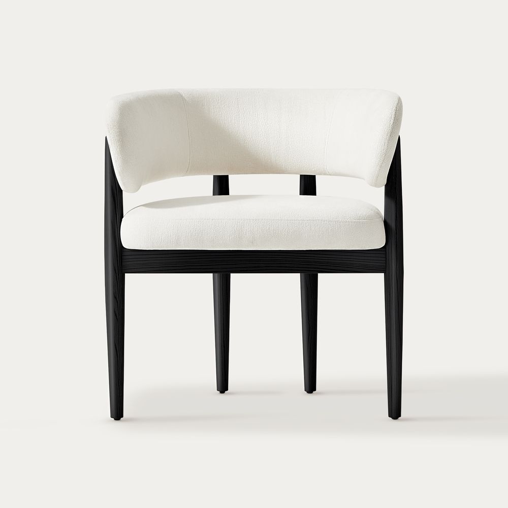 black wood dining chair set