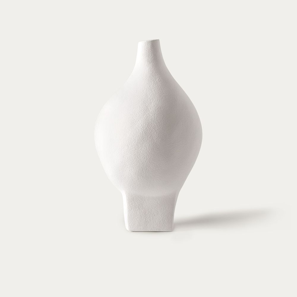 185 inch high ceramic vases white