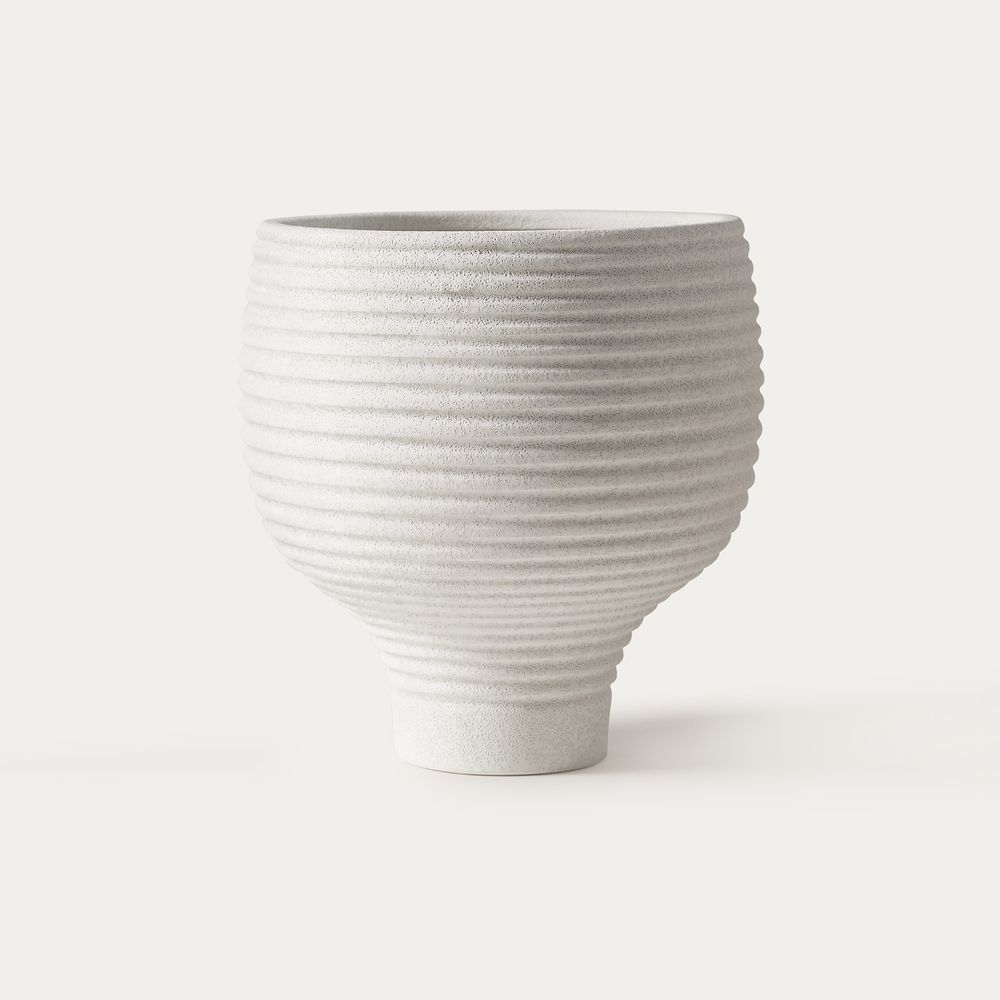 10 inch ceramic sandy surface vases