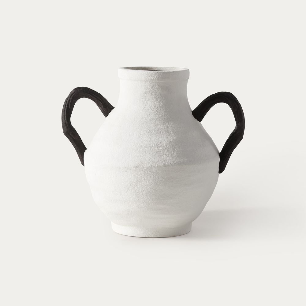 12 inch amphora ceramic vase