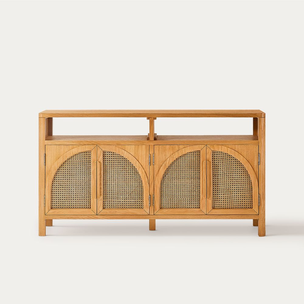 rattan sideboard