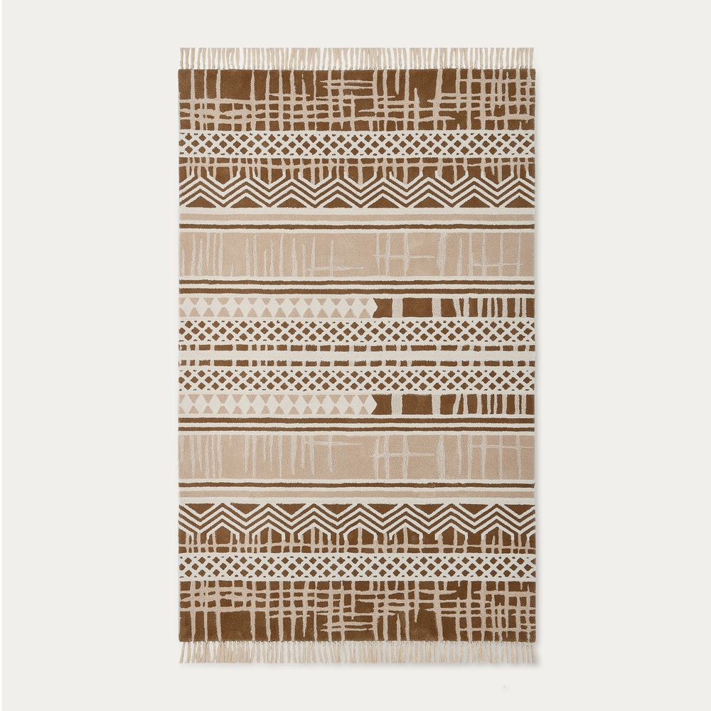 handwoven 100 wool Bohemian rug