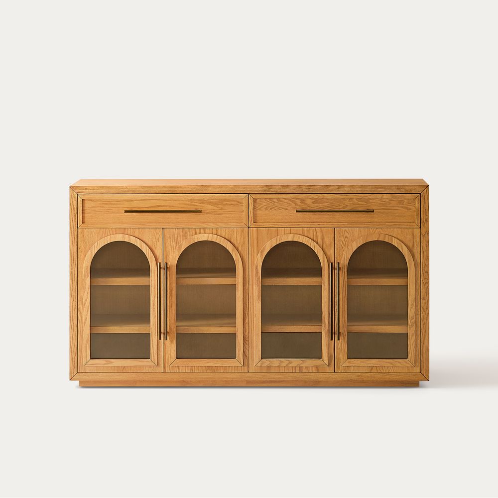 Oak Arched Sideboard