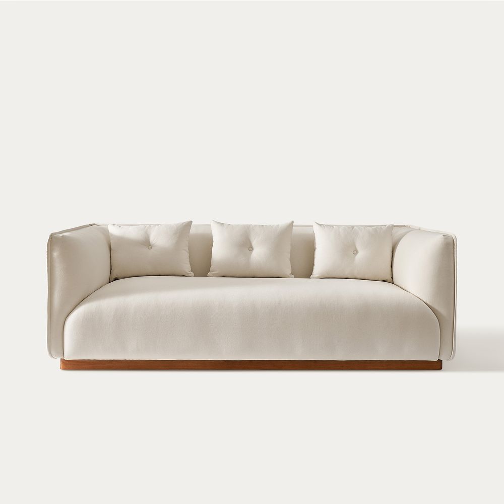 cotton fabric loveseat