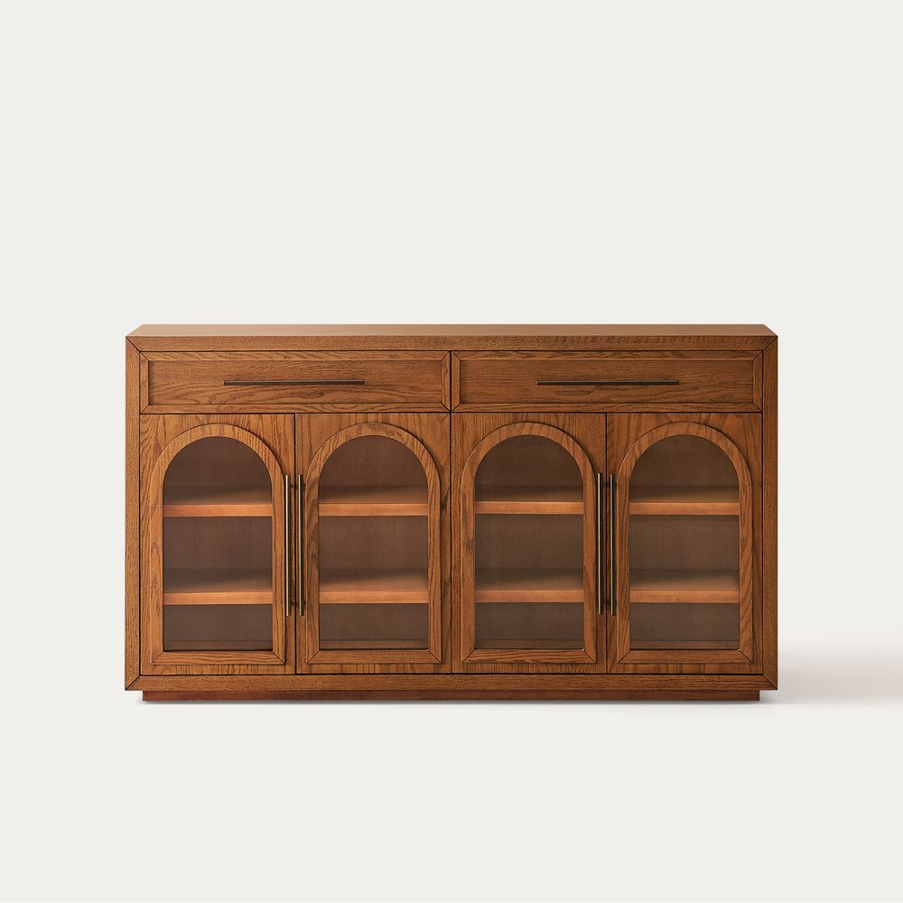 Oak Arched Sideboard