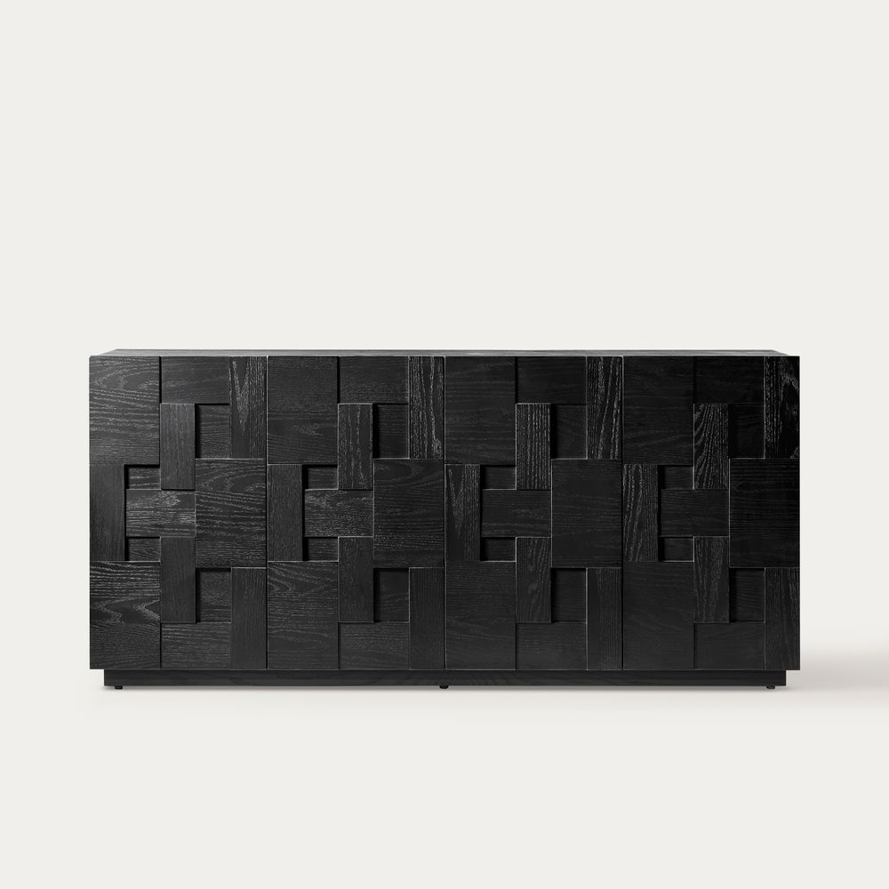 black unique sideboard