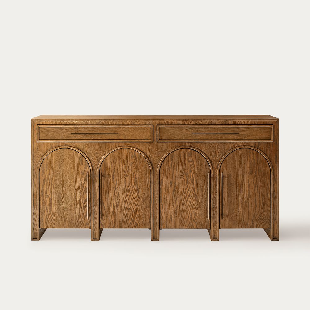 arched sideboard with drawers