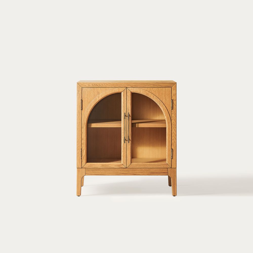 Oak Cabinet for Entryway