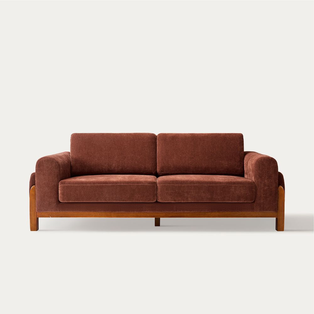 chenille loveseaqt sofa