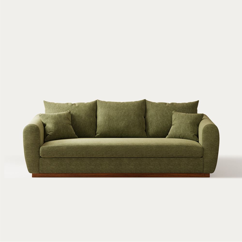 chenille 2 seater loveseat sofa 
