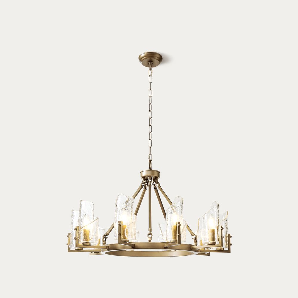 32 inch wagon wheel chandelier