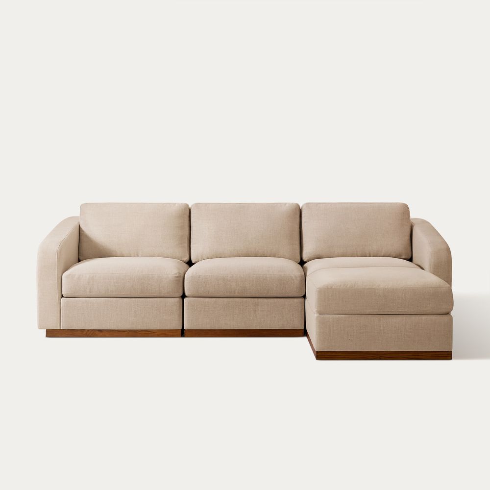 sand 3 seater sectional sofa