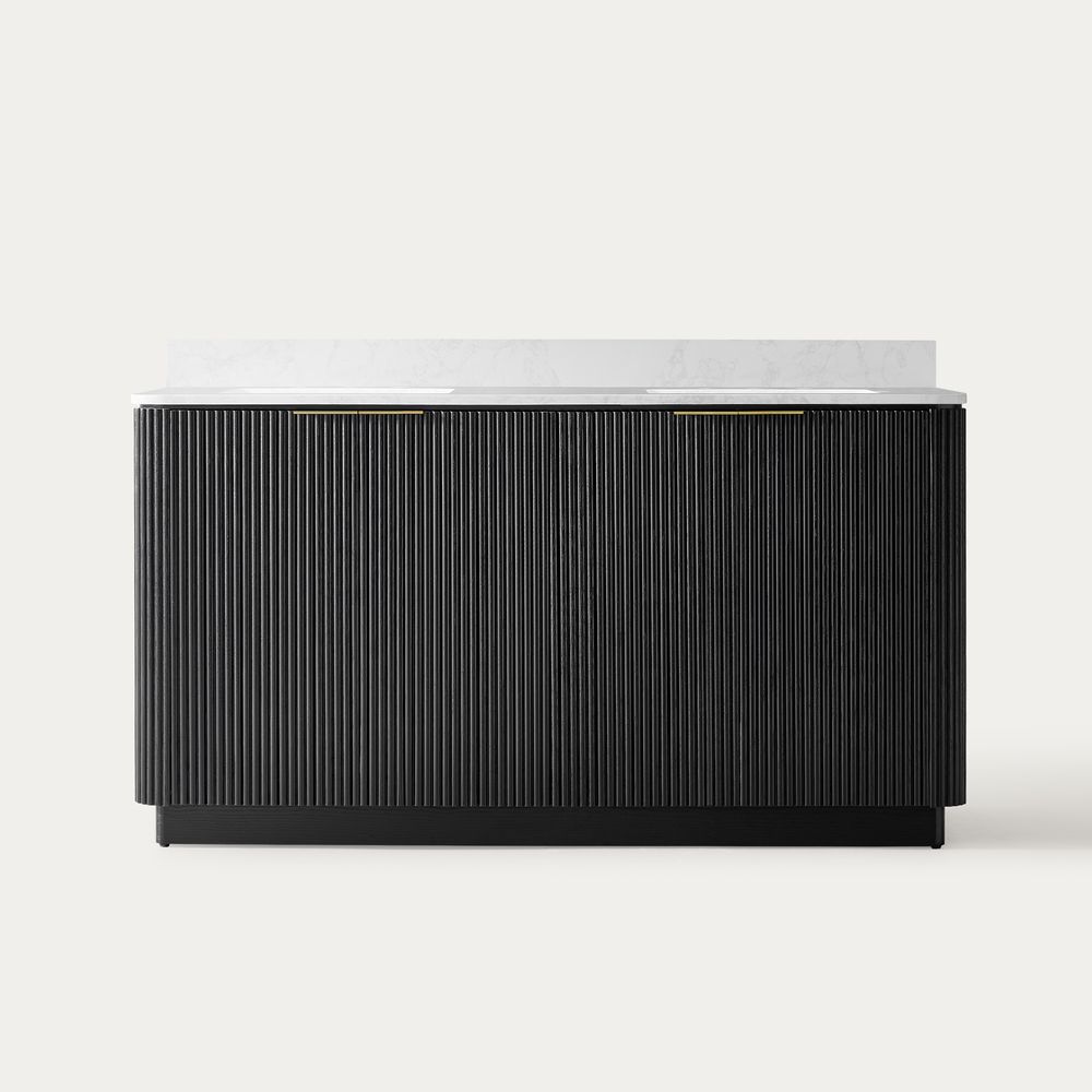 double bathroom vanity with sink