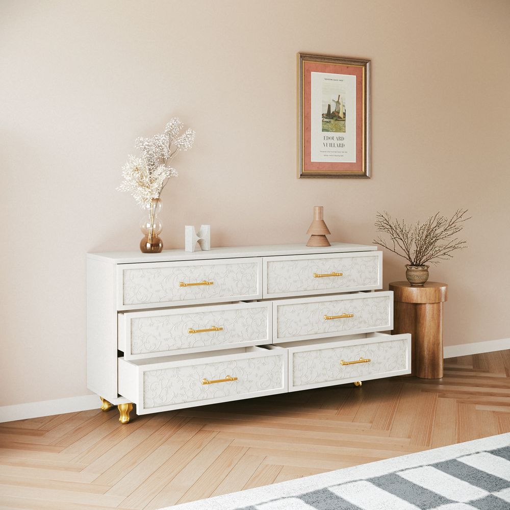 Modern White Dresser