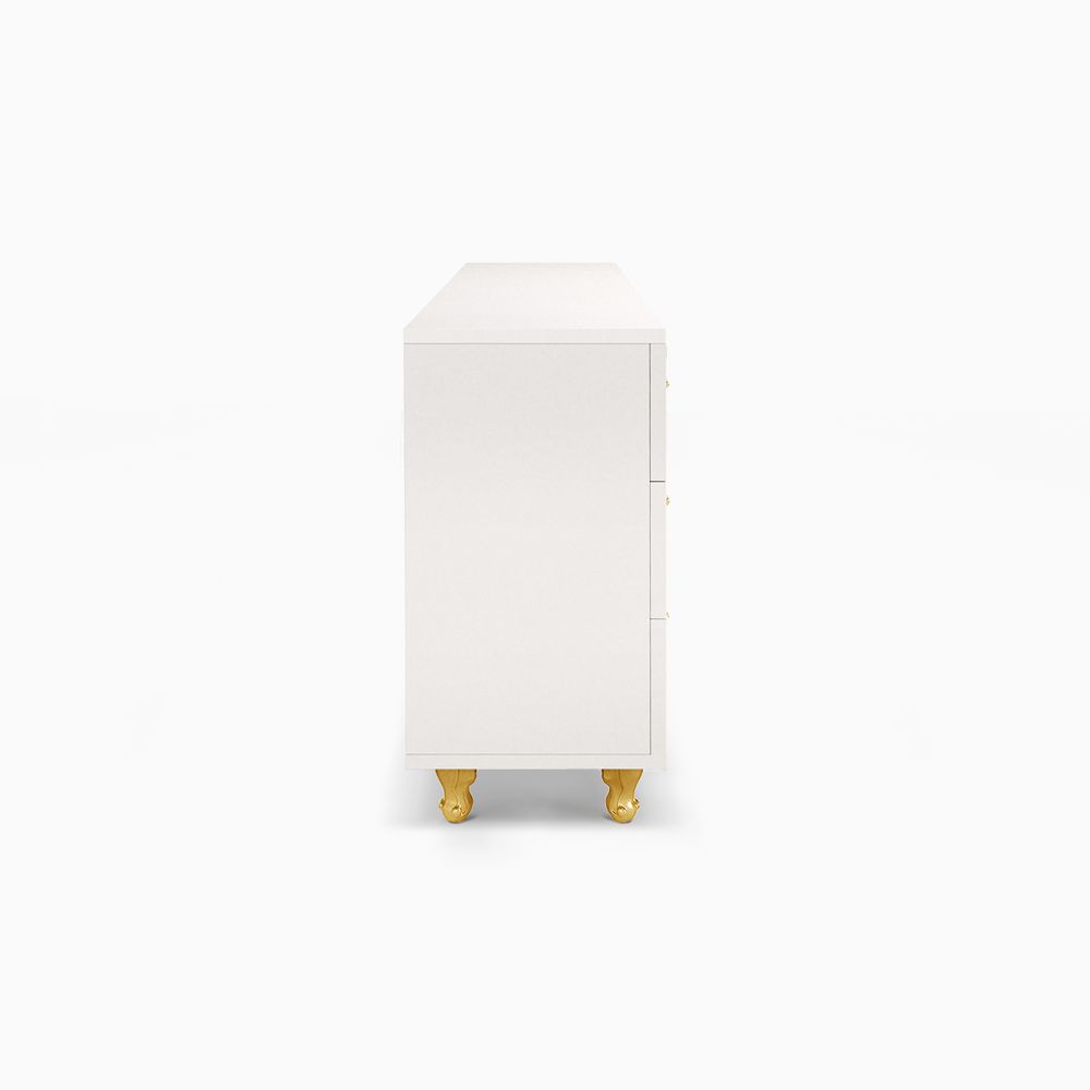Wooden White Dresser