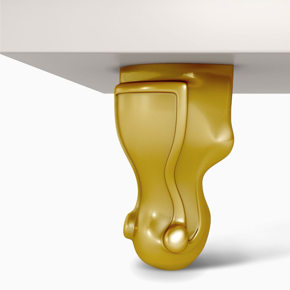 Side of White Dresser
