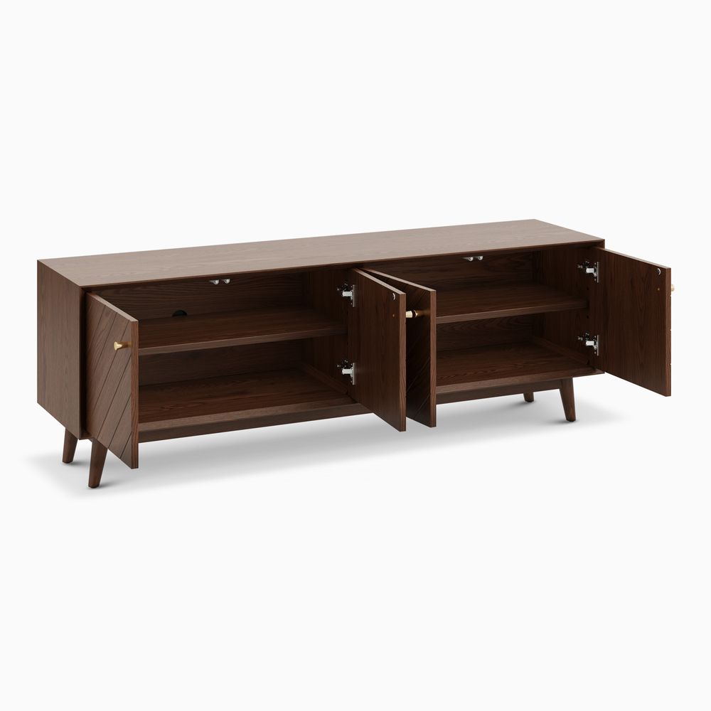 65 inch Solid Wood TV Stand for Living Room