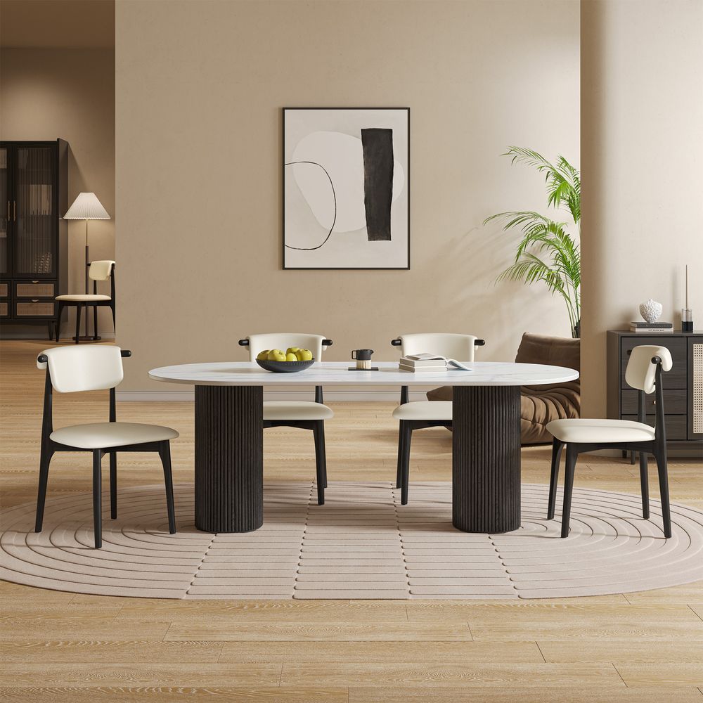 Solid Wood Dining Chairs for Dining Room