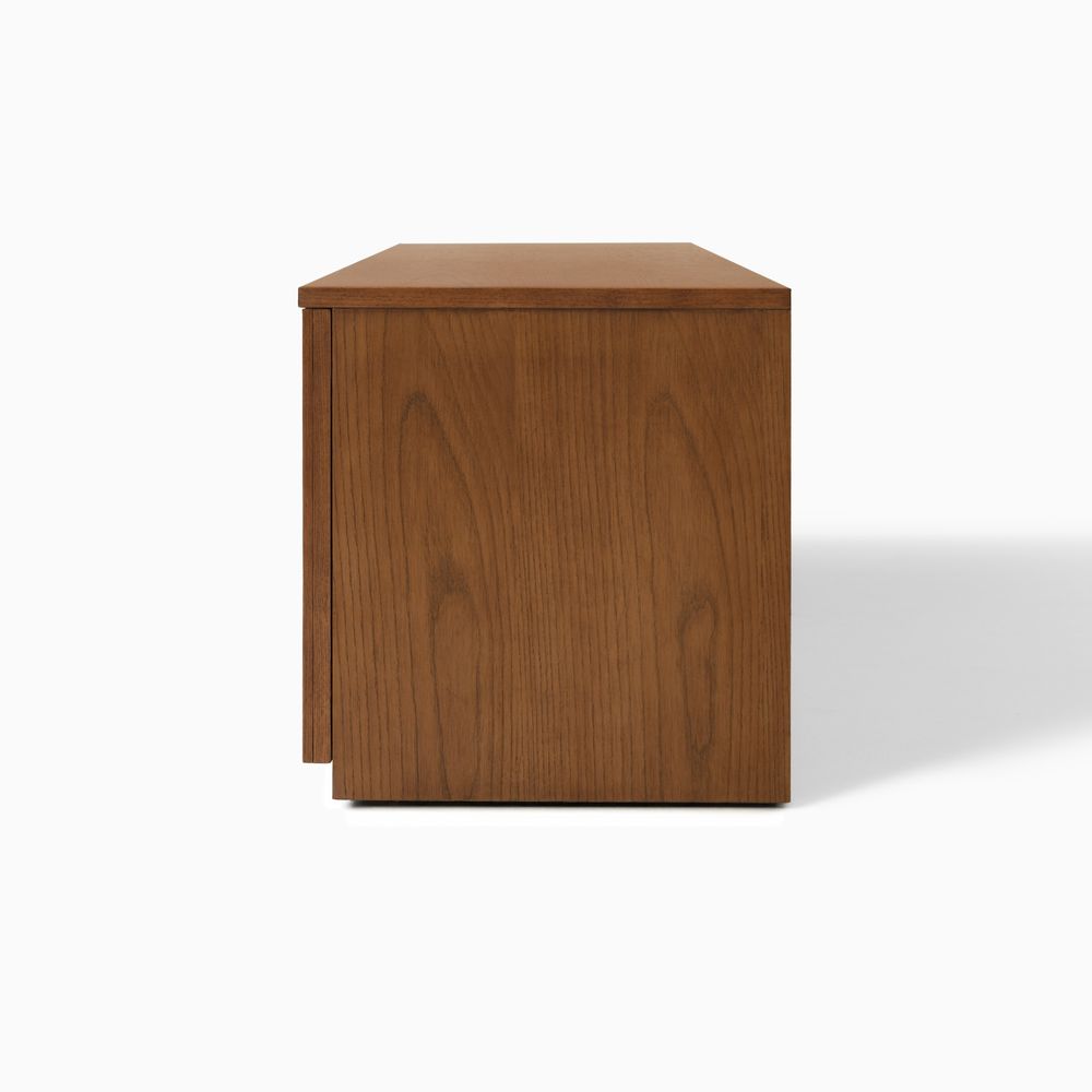 Side of Slatted TV Stand