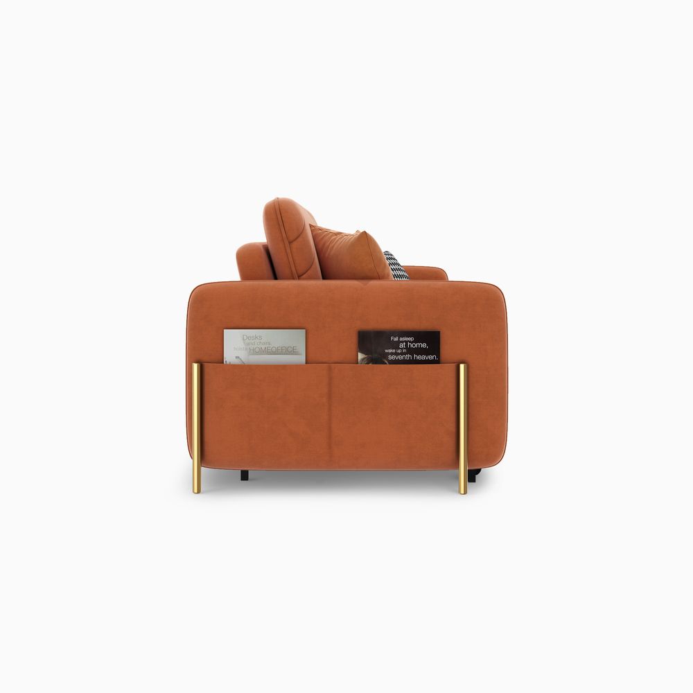 Velvet folding Upholstered sofa