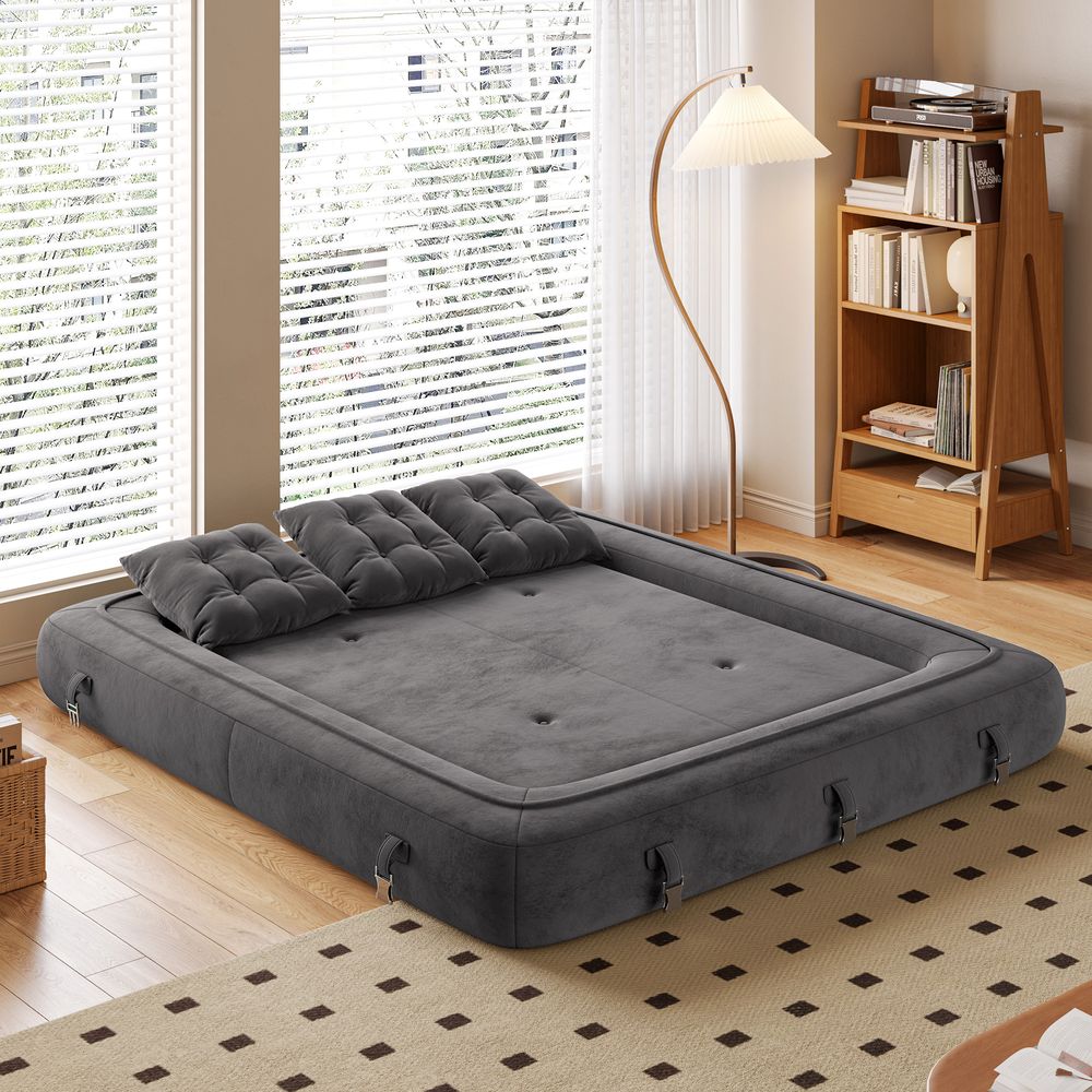 70 inch velvet sofa bed