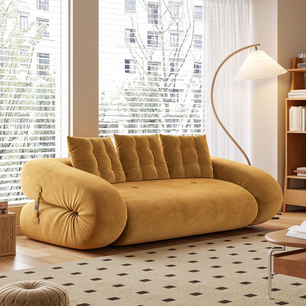 3 Seater Sleeper Deep Seat Sofa