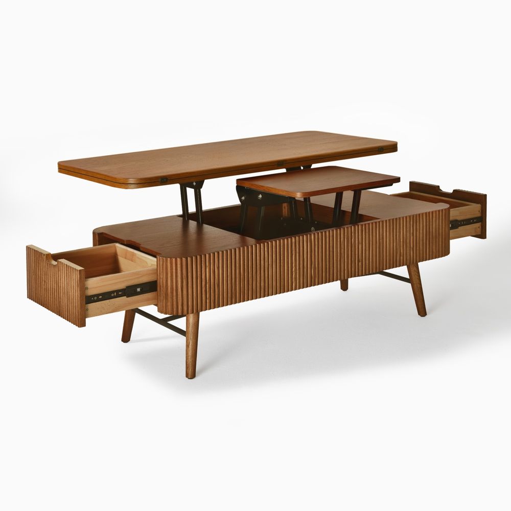 Lift Top coffee table with Solid Legs