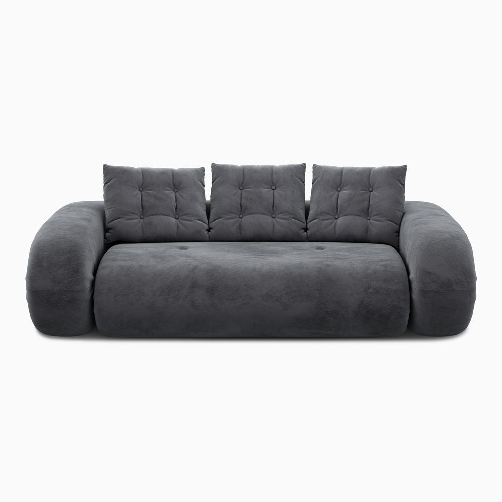 gray Upholstered Sofa Bed