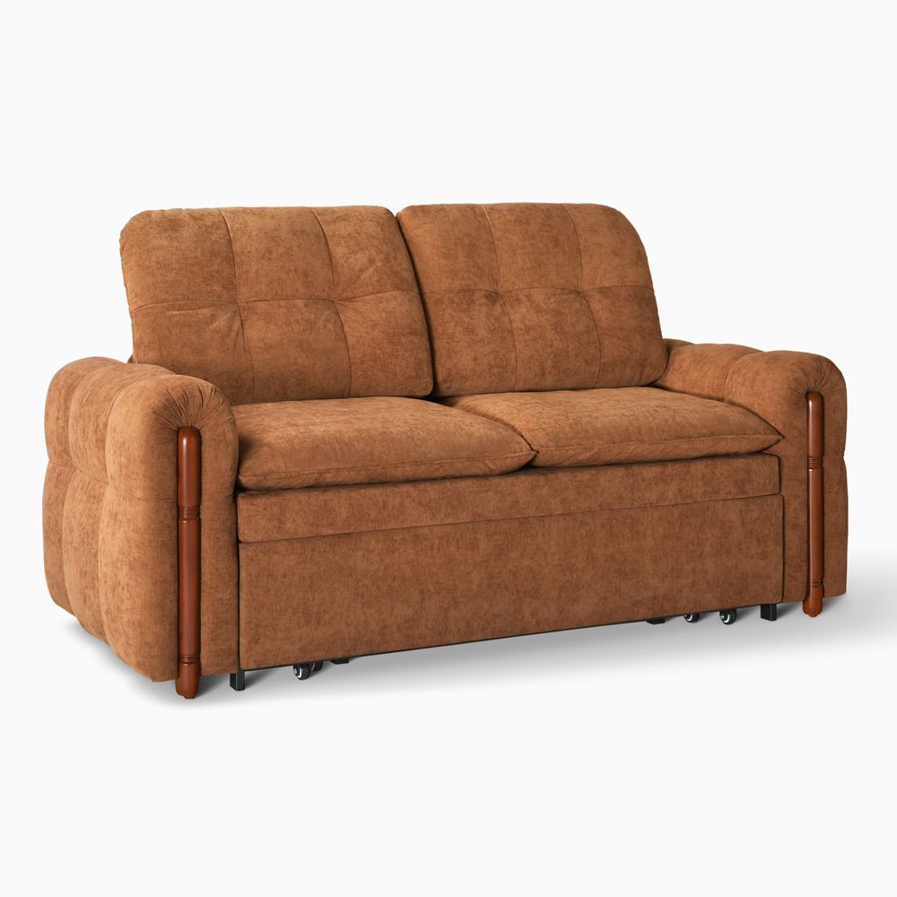 loveseat sofa bed with wheels