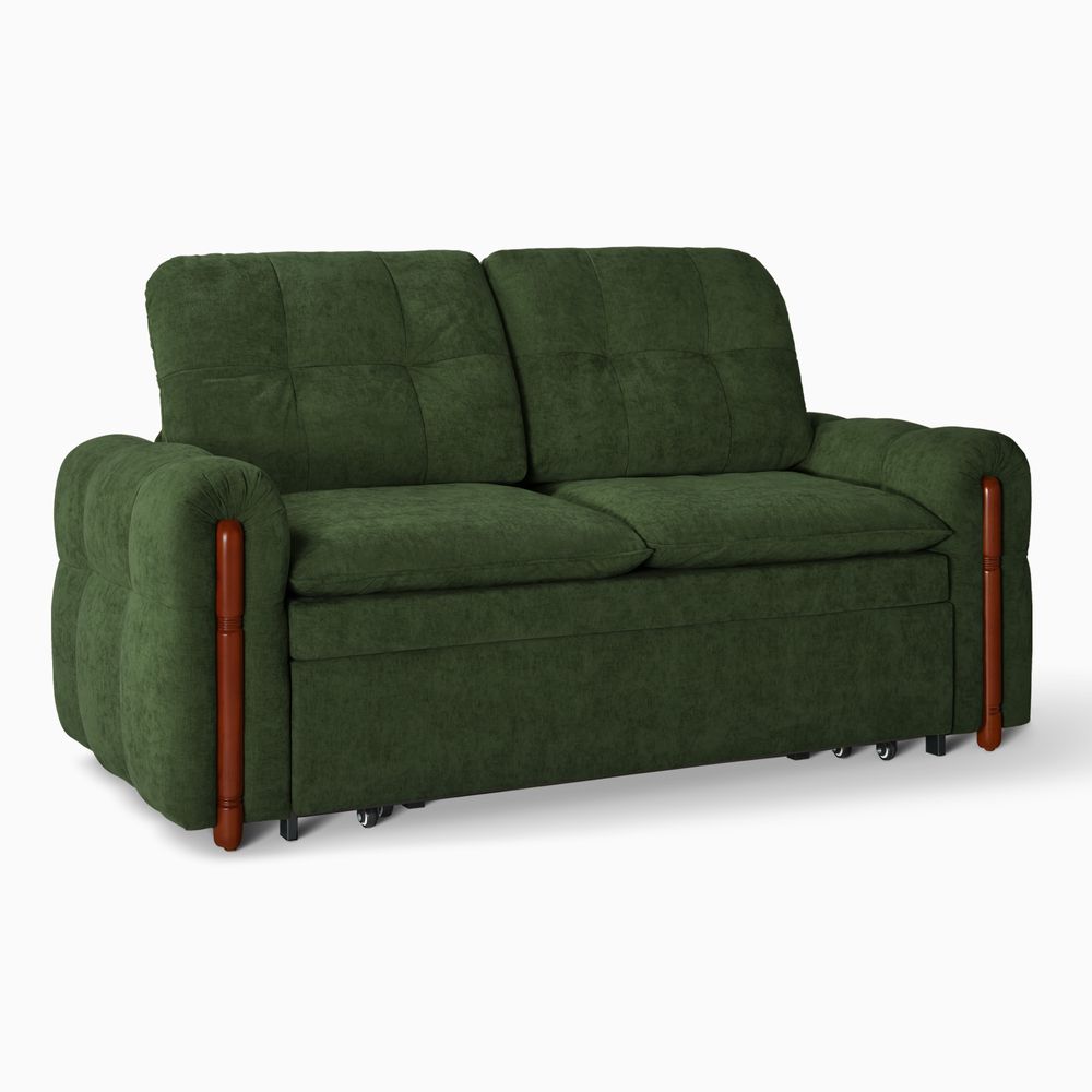 green day bed sofa with segmented design